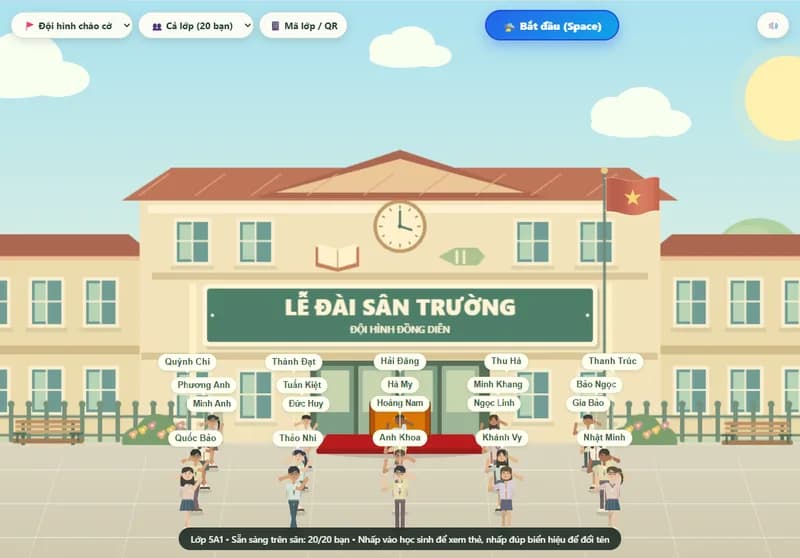 Bối cảnh Đội hình chào cờ trong UFO Bắt Trả Bài